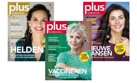 Groupon: 6 of 11 nummers Plus Magazine