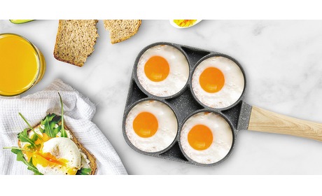 Wowdeal: Eierpan voor perfecte eitjes, pannenkoeken en burgers