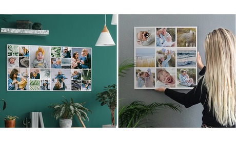 Wowdeal: Fotocollage canvas
