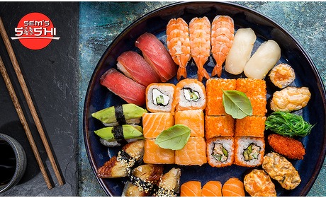 Social Deal: Thuisbezorgd of afhalen: sushi (32, 60 of 80 stuks)