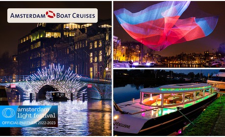 Social Deal: VIP Cruise Amsterdam Light Festival (90 min)